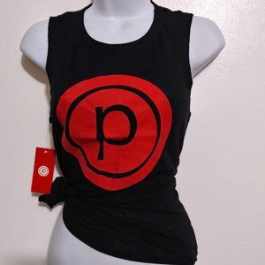 Pure Barre Tank Top womens Muscle. top balck and red small available